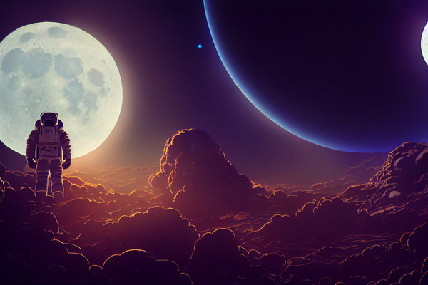 From Space 24 Print