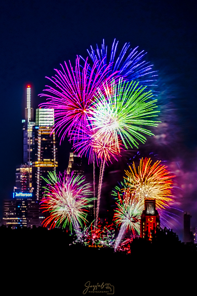 4th of July Philadelphia Multi Color Vertical 3x2 by Joyful Photography
