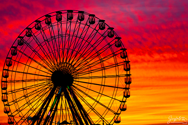 Ocean City Beyond Wonderland Color Explosion Print