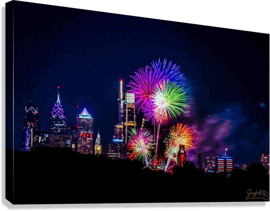 4th of July Philadelphia Multi Color 3x2 Canvas Print