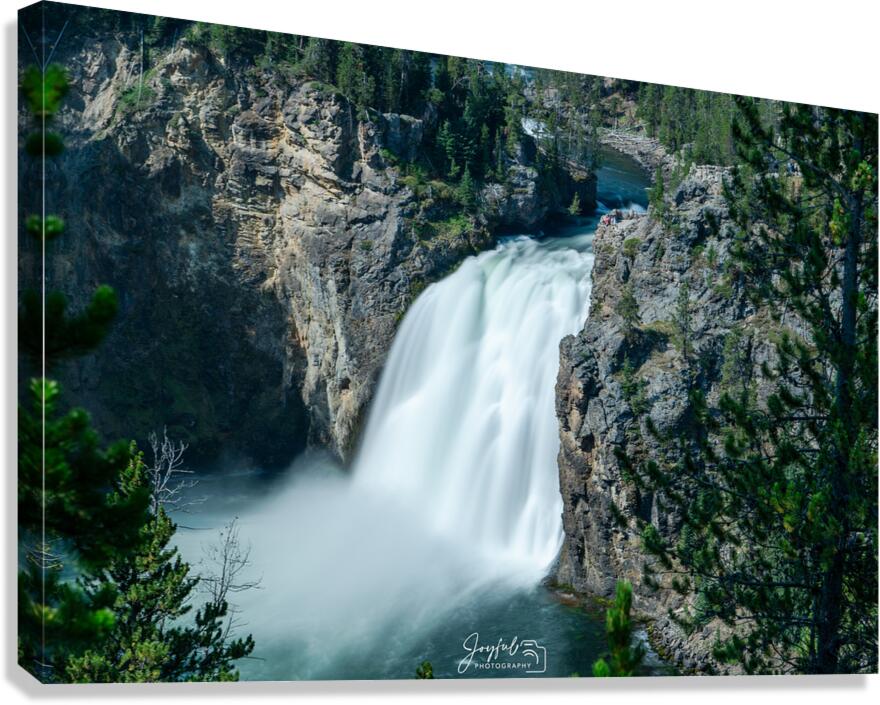 Yellowstone Upper Falls Smooth Canvas Print