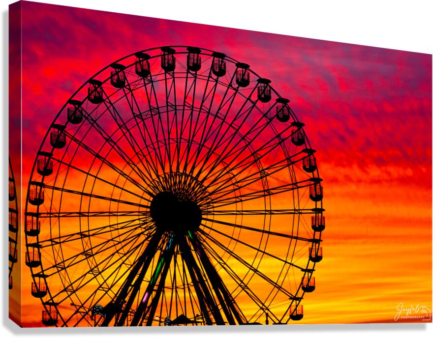 Ocean City Beyond Wonderland Color Explosion Canvas Print
