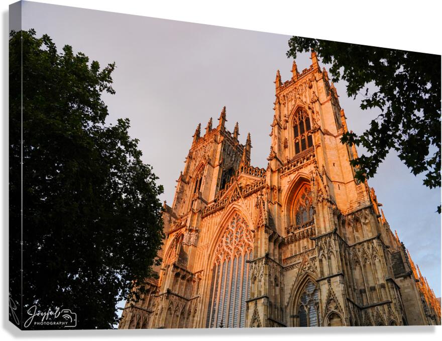 Front of the Minster  Canvas Print