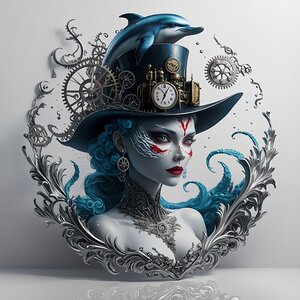 Steampunk Siren: The Dolphins Grace