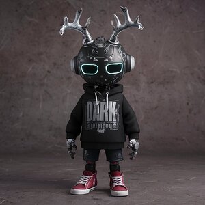 Cyber Enigma: The Dark Antlered Robot