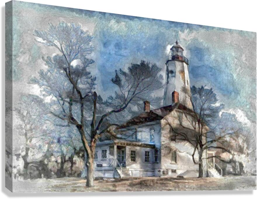 Sandy Hook Lighthouse Canvas Print