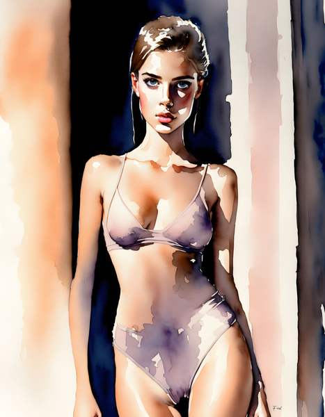 Aquarelle Fozzi 002 Print