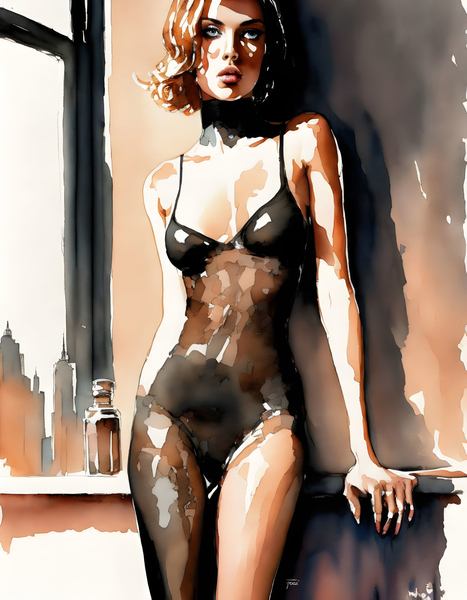 Aquarelle Fozzi 015 Print