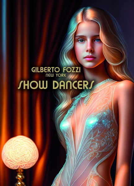 Book Cover New York Show Dancers Print