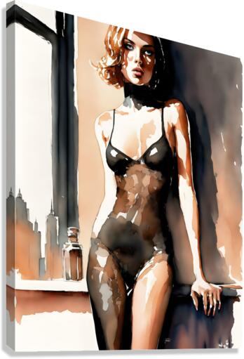 Aquarelle Fozzi 015 Canvas Print