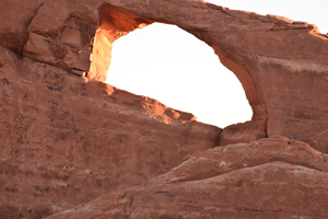 Iconic Sandstone Arch Against Morning Light