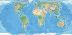 Physical World Map
