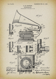 Phonograph Patent