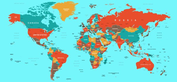 World Map by SamKal