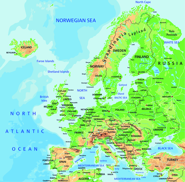 EU Map by SamKal