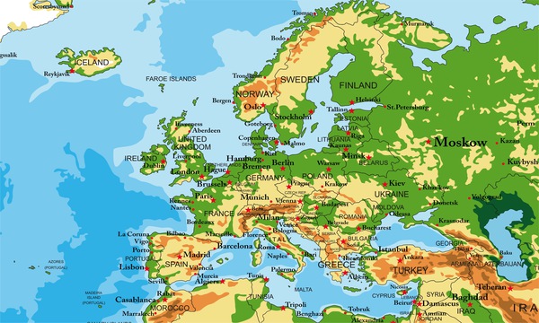 Europe Map by SamKal