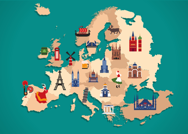 Europe Map by SamKal