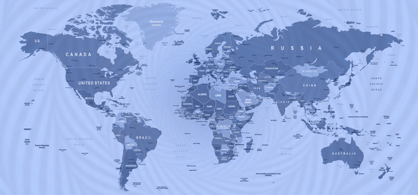 World Map Print