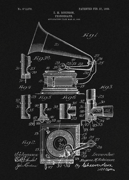 Phonograph Patent by SamKal