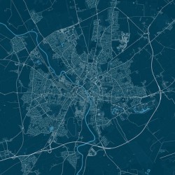 A detailed map of York England