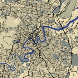 Brisbane Australia Map