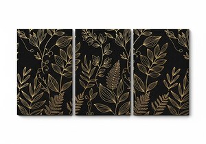 Golden Botanical Shape