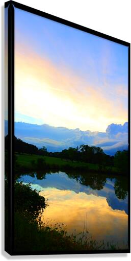 Cloudy Reflections  Canvas Print