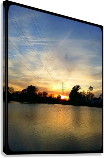 Setting Power Canvas Print