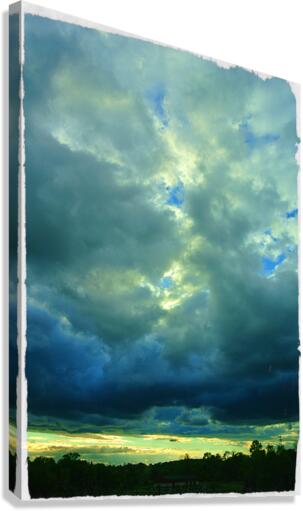 Green Reaction  Canvas Print