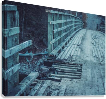 The broken bridge Canvas Print