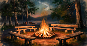 Evening Campfire