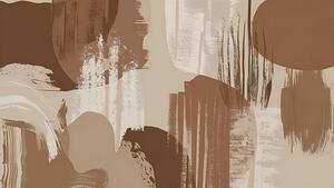 Abstract Neutral Brown Modern Instant Art