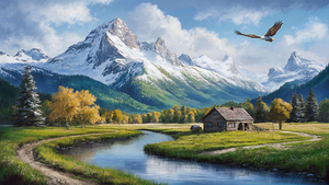 Majestic Mountain Range