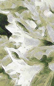 Line green abstract