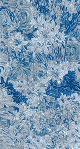 blue floral