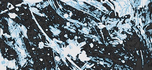 blue splatter