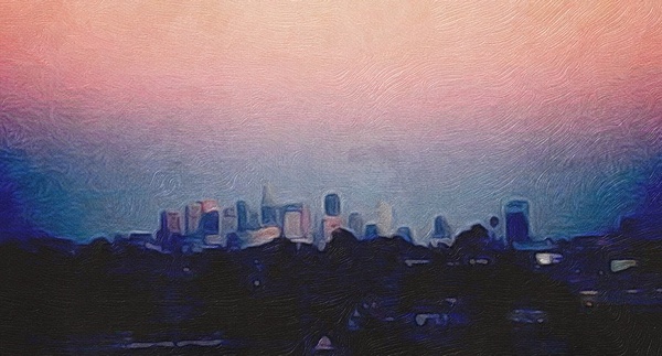 LA skyline by NDZ Designs