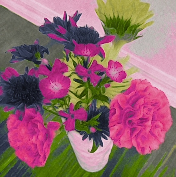 pink flowers Print