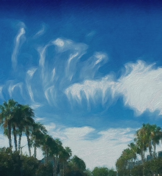 whimsical clouds2 Print