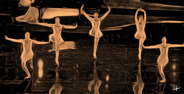 Brown Ballet bw  Imprimer