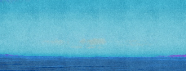 blue sea Print