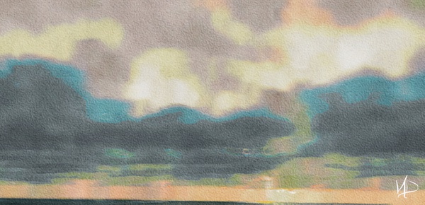 moody clouds Print