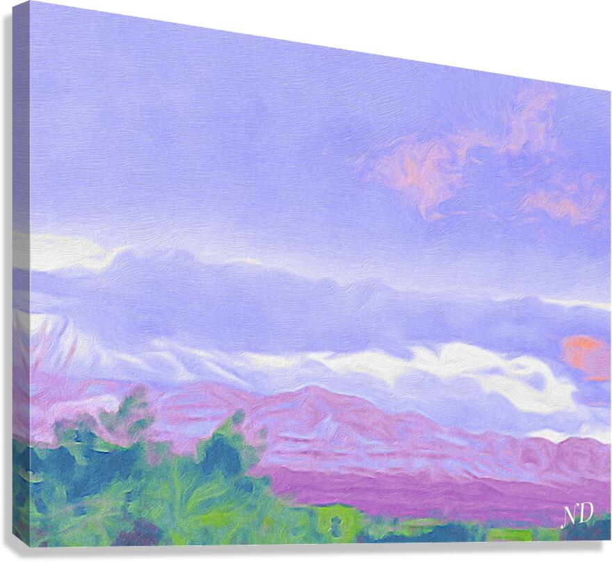 sky mtn2 Canvas Print