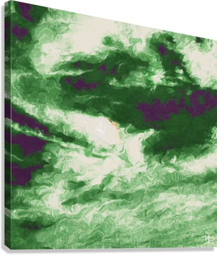 green sky Canvas Print