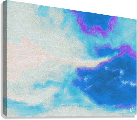 misty sky Canvas Print