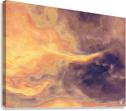 fiery sky  Impression sur toile