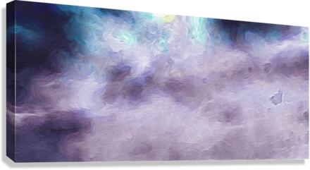 purple galactic  Canvas Print