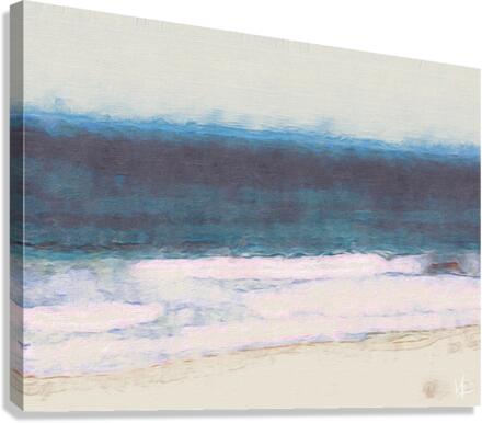 Blue Waves Canvas Print