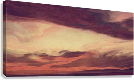 espresso marble Canvas Print