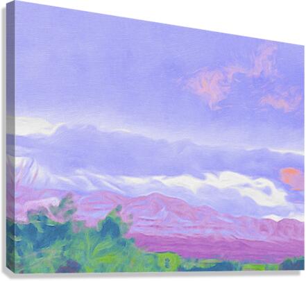 Sky Mountain Canvas Print